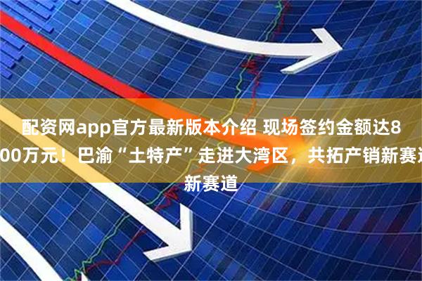 配资网app官方最新版本介绍 现场签约金额达8700万元！巴渝“土特产”走进大湾区，共拓产销新赛道